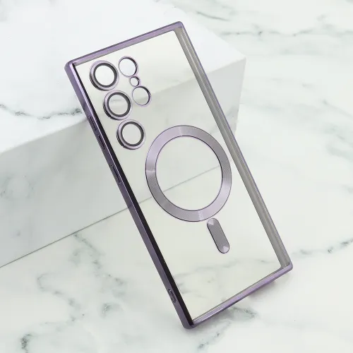 Futrola - maska CAMERA PROTECT MagSafe za Samsung S928 Galaxy S24 Ultra 5G ljubicasta (MS).