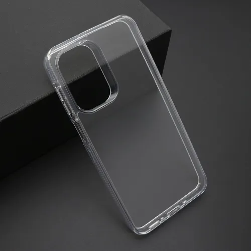 Futrola - maska COLOR FRAME za Samsung A175F/A176B Galaxy A17 4G/A17 5G srebrna (providna) (MS).