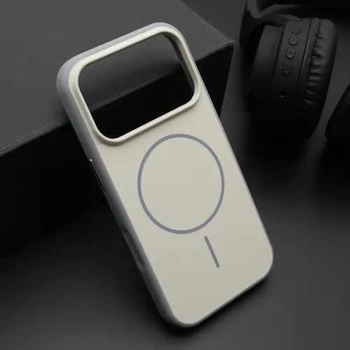 Futrola - maska CHROME MagSafe za iPhone 17 Pro (6.3) bela (MS).