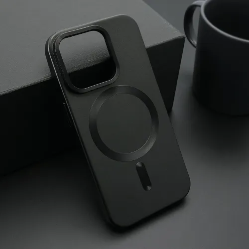 Futrola - maska ELEGANT MAGSAFE za iPhone 15 Pro (6.1) crna (MS).