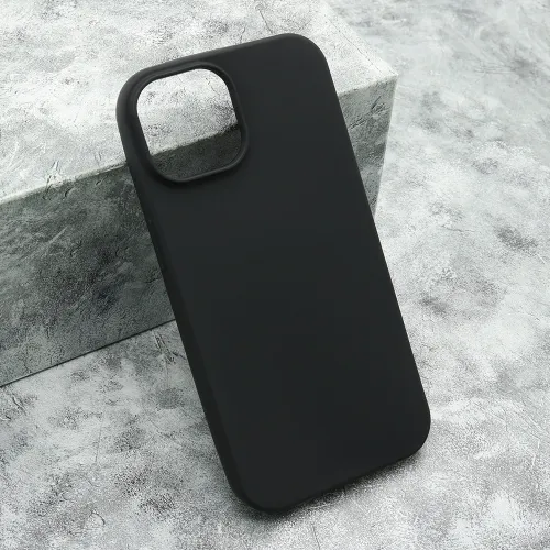 Futrola - maska GENTLE COLOR za iPhone 15 (6.1) crna (MS).