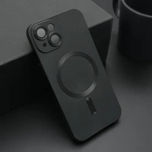 Futrola - maska ELEGANT MAGSAFE za iPhone 14 (6.1) crna (MS).