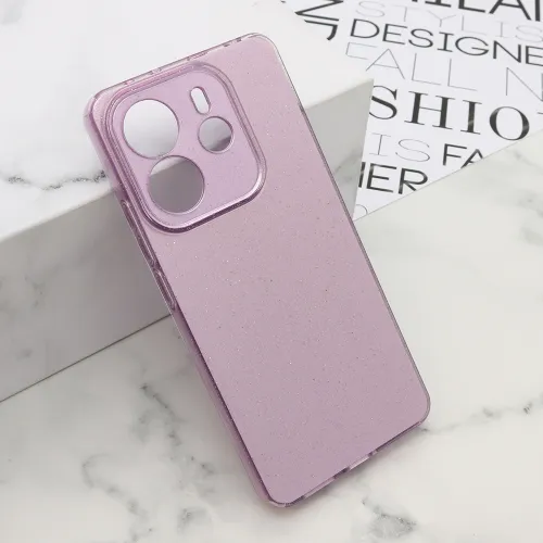 Futrola - maska GLOW SHINING za Xiaomi Redmi Note 14 4G (Global) roze (MS).