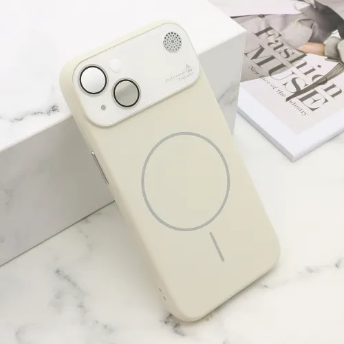 Futrola - maska PASTEL DREAMS MagSafe za iPhone 14 (6.1) bela (MS).