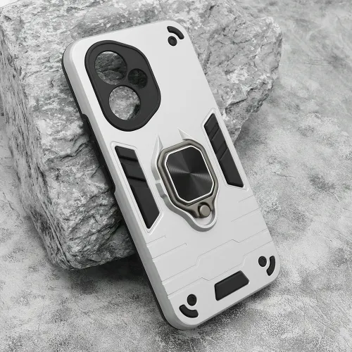 Futrola - maska Square ring za Huawei Honor 400 siva (MS).