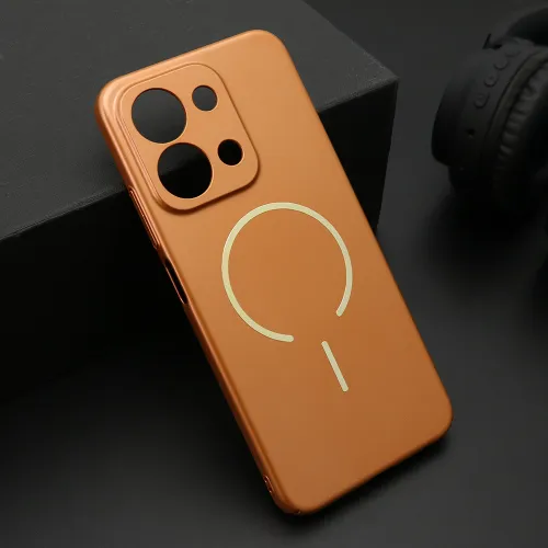 Futrola - maska PURE mat MagSafe za Xiaomi Redmi 15C 4G 171mm (global) narandzasta (MS).