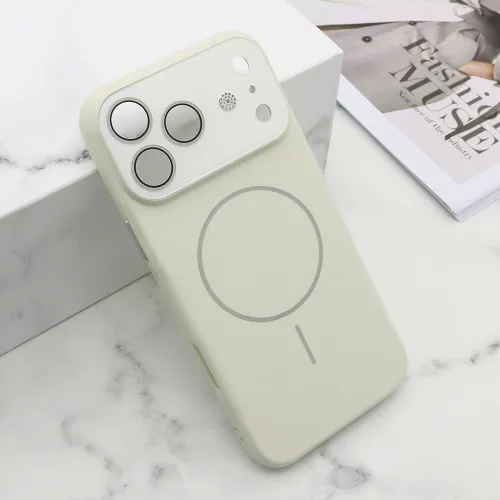 Futrola - maska PASTEL DREAMS MagSafe za iPhone 17 Pro Max (6.9) bela (MS).