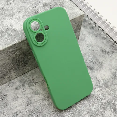 Silikonska futrola - maska Pro Camera za iPhone 17 (6.3) tamno zelena (MS).