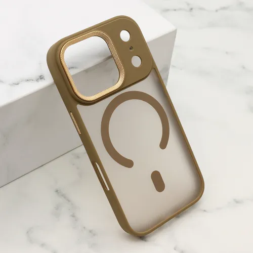 Futrola - maska SILKY MagSafe II za iPhone 17 Pro (6.3) braon (MS).