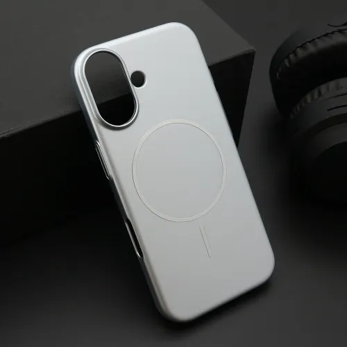 Futrola - maska PURE mat MagSafe za iPhone 17 (6.3) srebrna (MS).