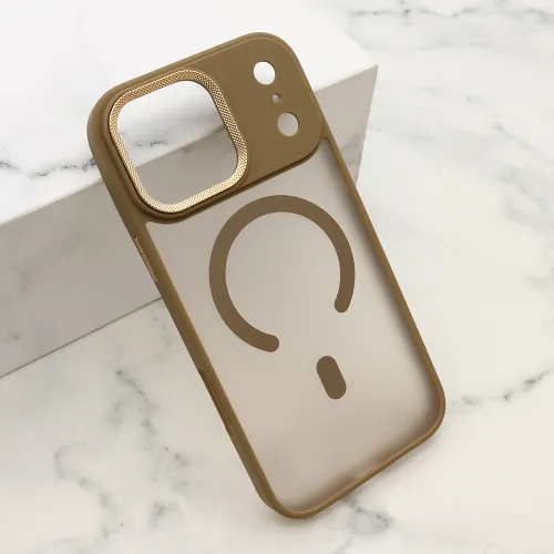 Futrola - maska SILKY MagSafe II za iPhone 17 Pro Max (6.9) zlatna (MS).