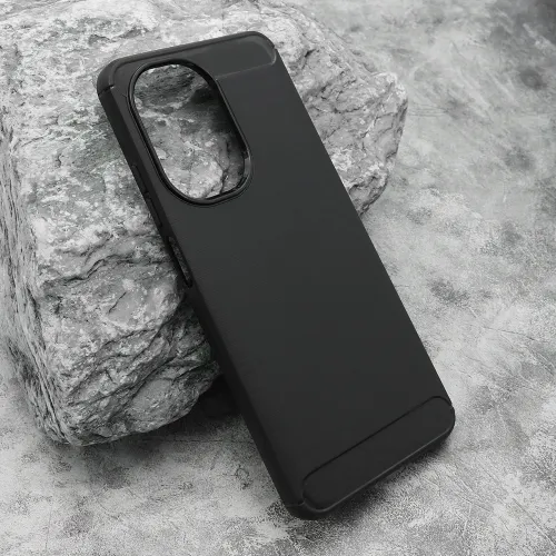 Silikonska futrola - maska BRUSHED za Xiaomi Redmi A5 4G NFC (173 mm) crna (MS).