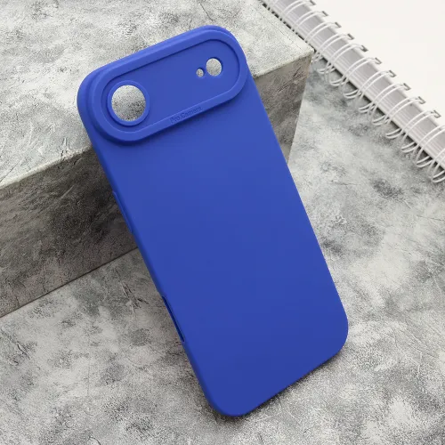 Silikonska futrola - maska Pro Camera za iPhone AIR (6.6) tamno plava (MS).