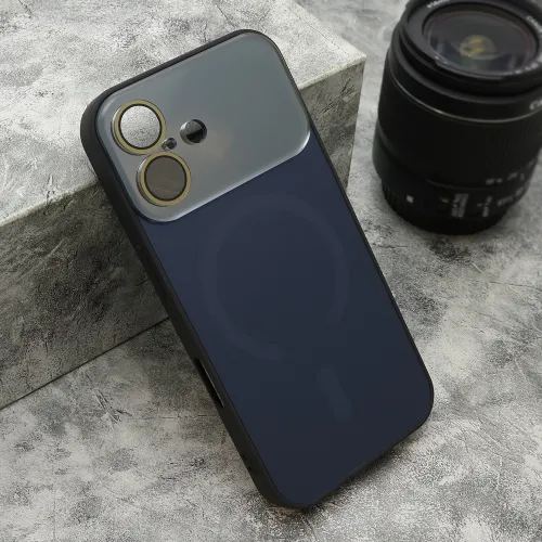 Futrola - maska PASTELPOP MagSafe za iPhone 16 (6.1) crna (MS).