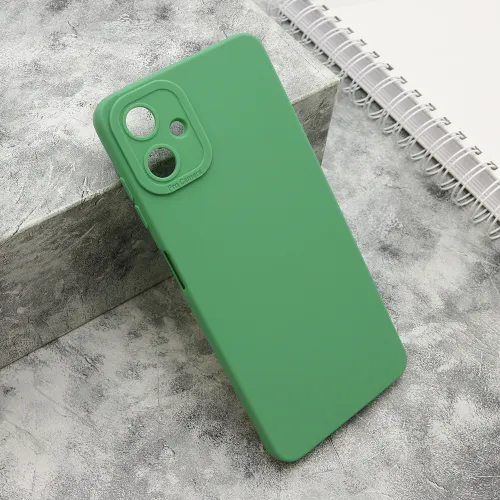 Silikonska futrola - maska Pro Camera za Samsung A065F Galaxy A06 tamno zelena (MS).