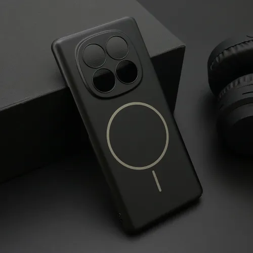 Futrola - maska PURE mat MagSafe za Xiaomi Redmi Note 14 Pro 4G (Global) crna (MS).