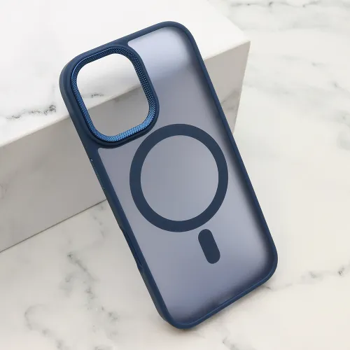 Futrola - maska SILKY MagSafe II za iPhone 17 (6.3) plava (MS).