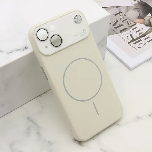 Futrola - maska PASTEL DREAMS MagSafe za iPhone 13 (6.1) bela (MS).