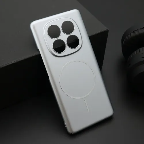 Futrola - maska PURE mat MagSafe za Xiaomi Redmi Note 14 Pro 4G (Global) srebrna (MS).