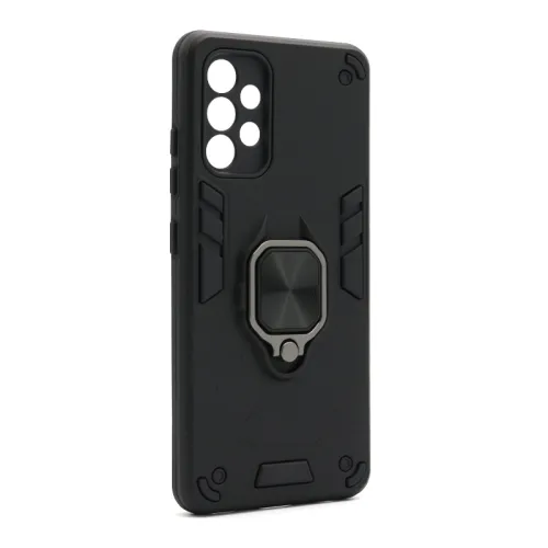 Futrola - maska Square ring za Samsung A525 Galaxy A52 4G/A526 Galaxy A52 5G/A528B Galaxy A52s 5G crna (MS).