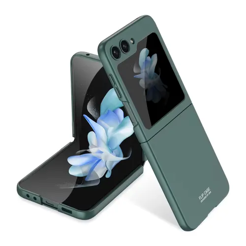 Futrola - maska SMOOTH za Samsung F741B/F761B Galaxy Z Flip 6 5G/Z Flip 7 FE 5G tamno zelena (GKK case) (MS).