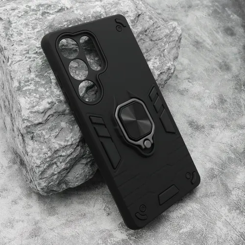 Futrola - maska Square ring za Samsung S938 Galaxy S25 Ultra 5G crna (MS).