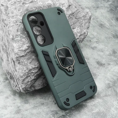 Futrola - maska Square ring za Samsung A556 Galaxy A55 5G zelena (MS).