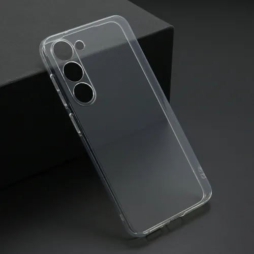 Futrola - maska ultra tanki PROTECT silikon za Samsung S911B Galaxy S23 providna (bela) (MS).