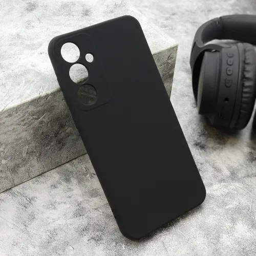 Futrola - maska VELVET TOUCH za Samsung A556 Galaxy A55 5G crna (MS).