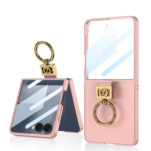 Futrola - maska Z-RING CASE za Samsung F751B Galaxy Z Flip 7 5G roze (GKK case) (MS).
