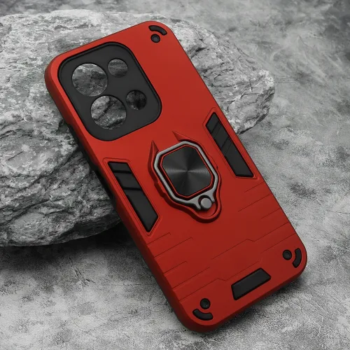 Futrola - maska Square ring za Xiaomi Redmi 15C 4G 173mm (EU)/Redmi 15C 5G 173mm crvena (MS).