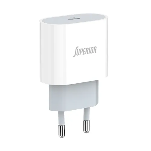 Kuciste punjaca Superior CO-DC55 Fast PD Type C 20W 3A belo (MS).