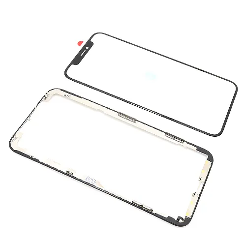 Staklo touchscreen-a za iPhone X black + oca (MS).