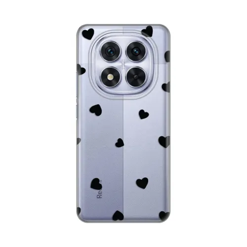 Silikonska futrola - maska print Skin za Xiaomi Redmi Note 14 Pro 5G (EU) Hearts.