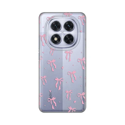 Silikonska futrola - maska print Skin za Xiaomi Redmi Note 14 Pro 5G (EU) Cute Bow.