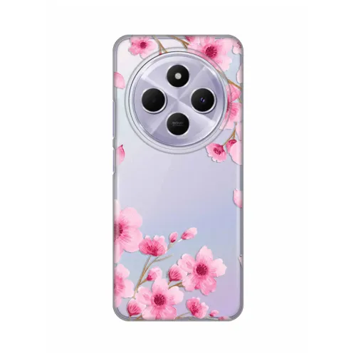 Silikonska futrola - maska print Skin za Xiaomi Redmi 14C/Redmi A4 Rose Flowers.