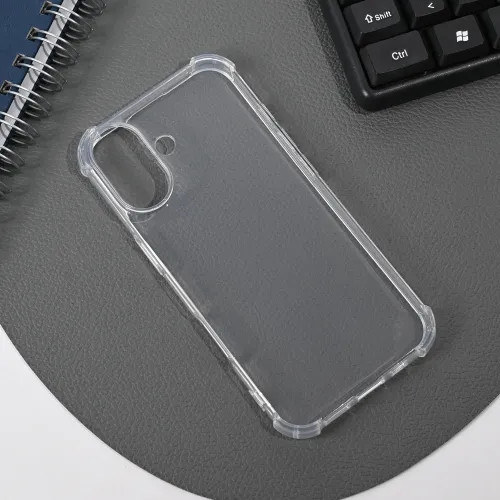 Futrola - maska Transparent Ice Cube za iPhone 17 6.3.