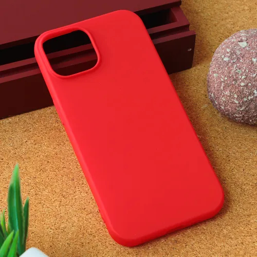 Futrola - maska Teracell Giulietta za iPhone 15 6.1 mat crvena.