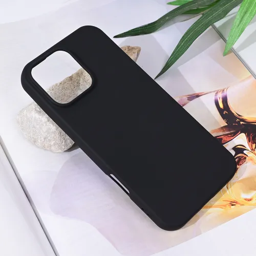 Futrola - maska Teracell Soft Velvet za iPhone 16 Pro Max 6.9 crna.