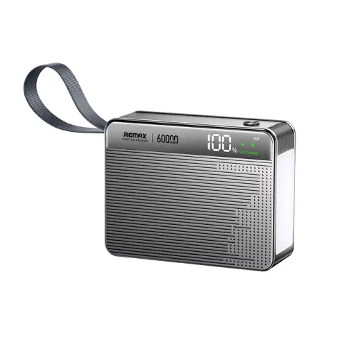 Power bank prenosiva baterija Remax FP-5 PD27 60000mAh siva.