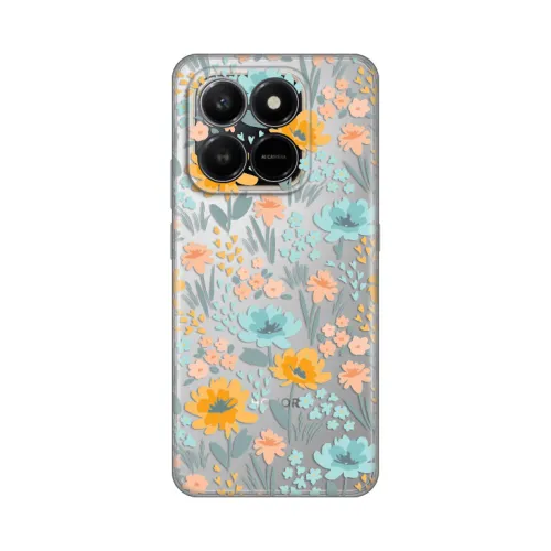 Silikonska futrola - maska print Skin za Honor X7d 4G/400 Smart 5G Lovely Flowers.