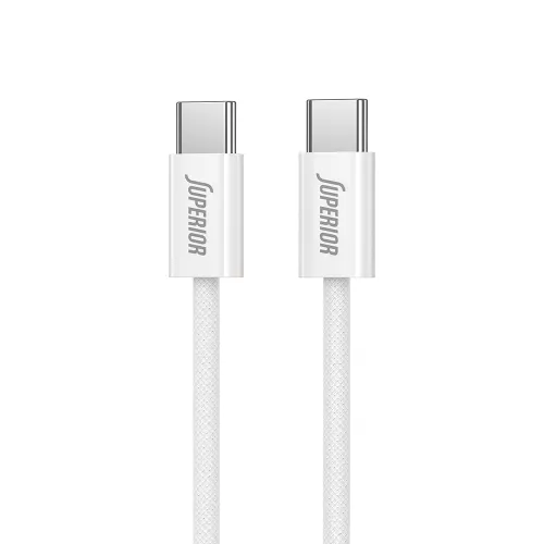 USB data kabl Superior SU-K1025 Type C na Type C 60W 1m beli (MS).