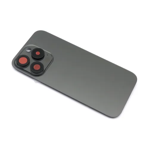 Poklopac baterije za iPhone 15 Pro Black Titanium (NO LOGO) (MS).