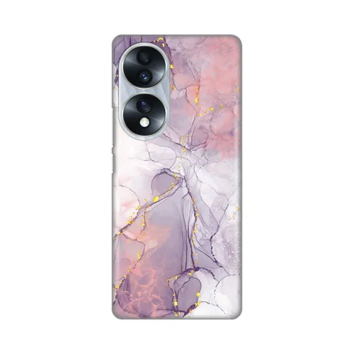 Silikonska futrola - maska print za Huawei Honor 70 Pink Marble.