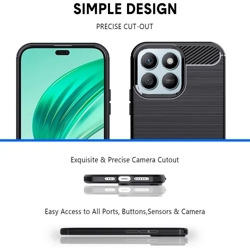 Futrola - maska Defender Safeguard za Honor X7d 4G/400 Smart 5G crna.