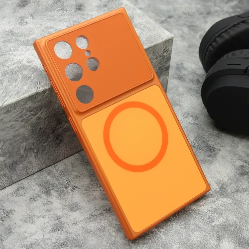 Futrola - maska DEFINE MagSafe za Samsung S938 Galaxy S25 Ultra 5G narandzasta (MS).