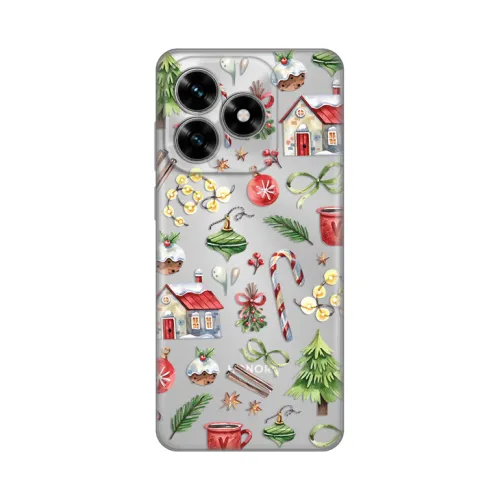 Silikonska futrola - maska print Skin za Huawei Honor X5c Plus Winter Spirit.