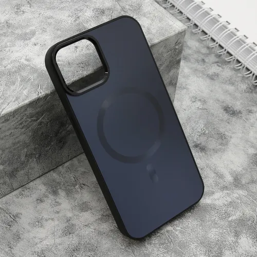 Futrola - maska COLOR METAL MagSafe za iPhone 13 (6.1) plava (MS).