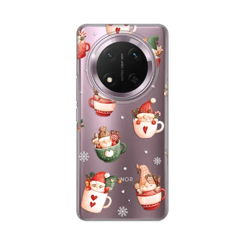 Silikonska futrola - maska print za Huawei Honor Magic 7 lite Ho Ho Ho.