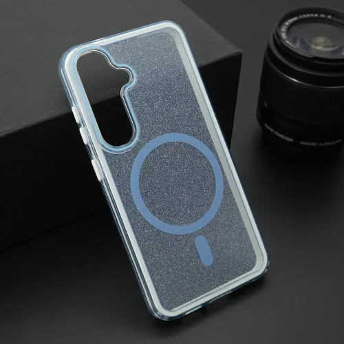 Futrola - maska CRYSTAL MagSafe za Samsung S921 Galaxy S24 5G plava (MS).